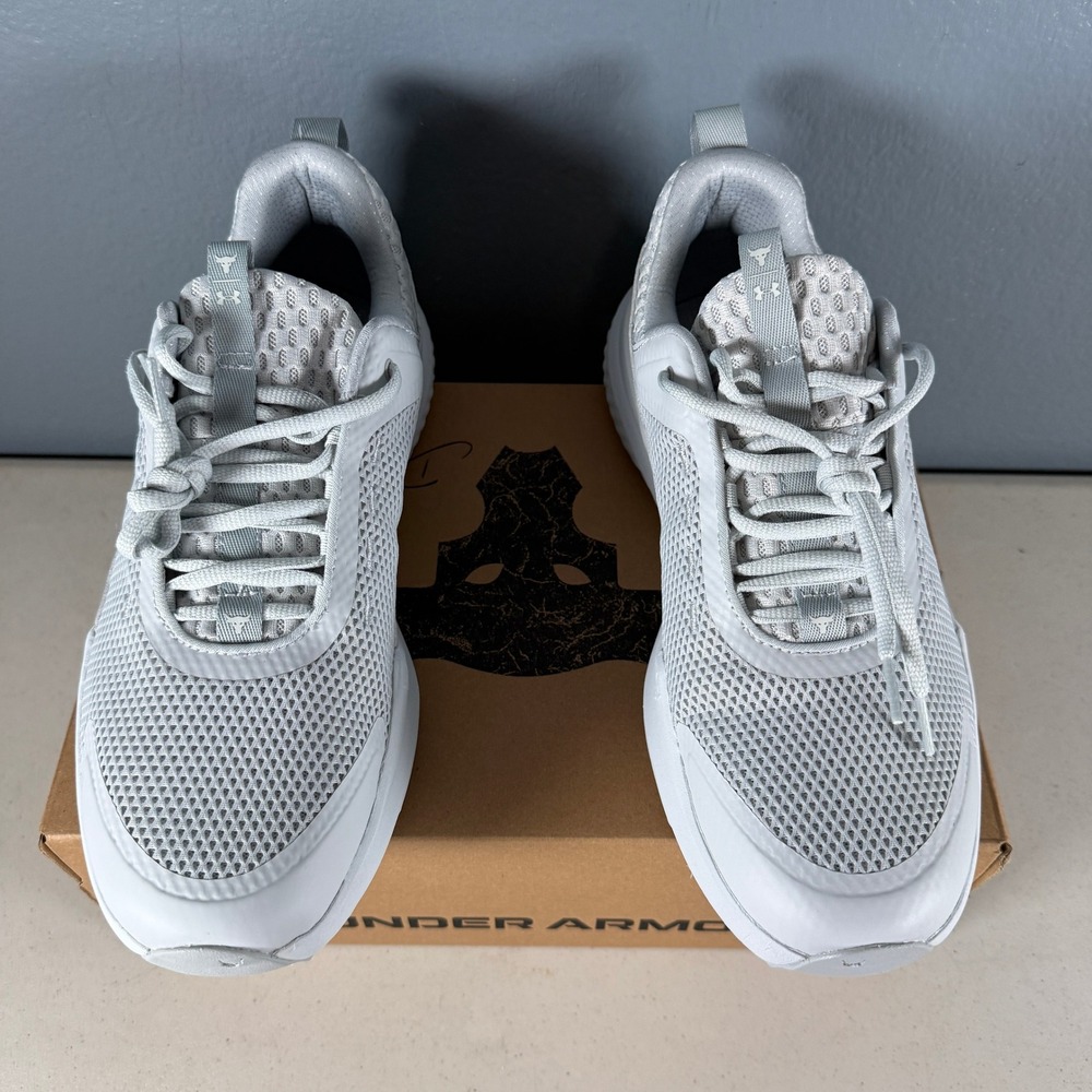 Under Armour Project Rock BSR 5 Mens Training Shoes Grey 3027363-101 Size 11 - Picture 4 of 8